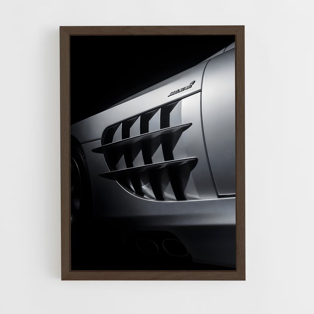 Poster raffiné McLaren SLR – affiche Mercedes (vue 5)